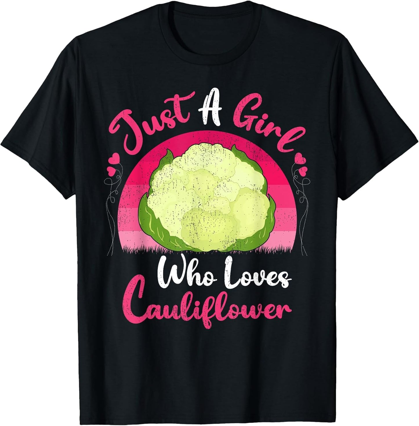 Vintage Cauliflower Lover Just A Girl Who Loves Cauliflower