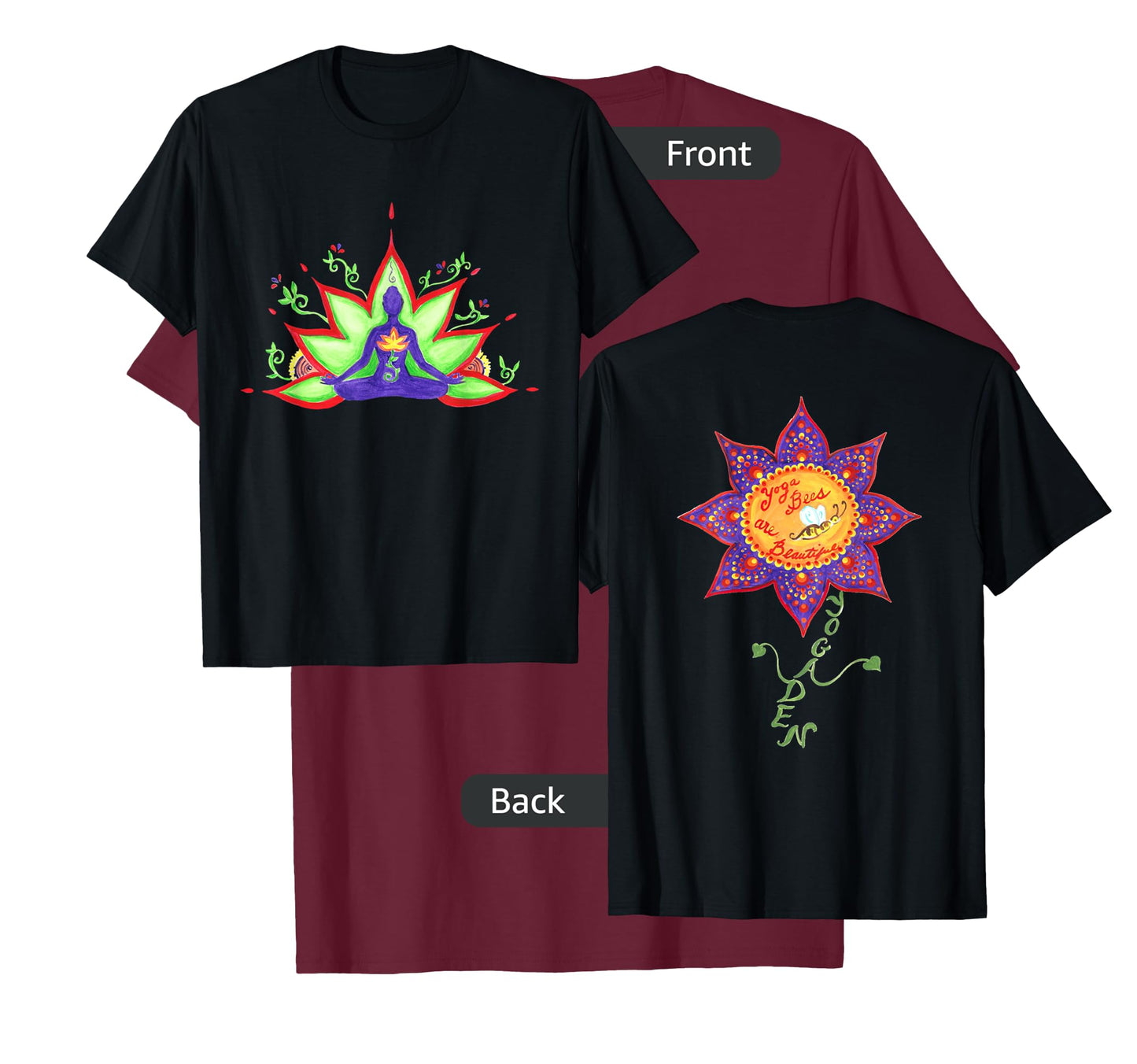 Yoga Bees Yoga Sutra Yoga Den T-Shirt