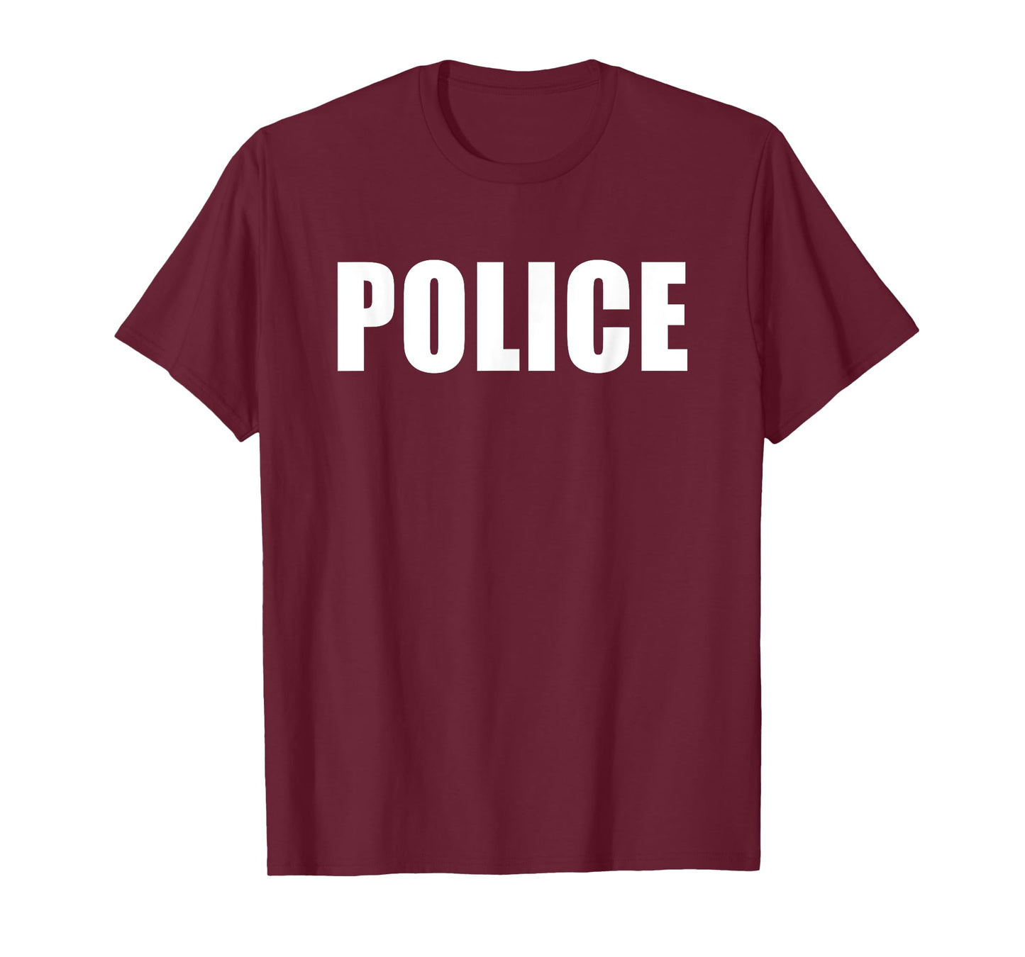 Police Uniform Men Women Policeman Police Officer Costume T-Shirt
