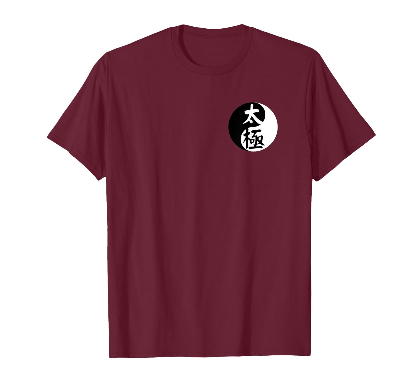 Tai Chi Yin Yang Symbol Taiji Front and Back Qigong Kung Fu T-Shirt