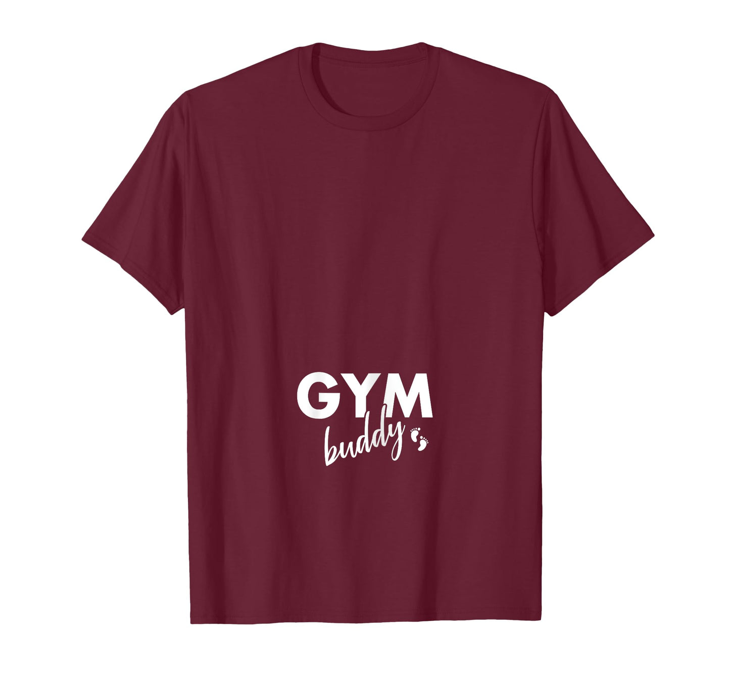 Gym Buddy Funny Pregnancy Workout Gifts For Pregnant Women T-Shirt