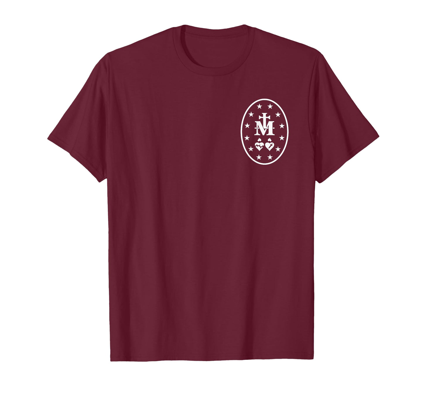 Miraculous Medal T-Shirt Catholic Virgin Mary Sacred Heart T-Shirt