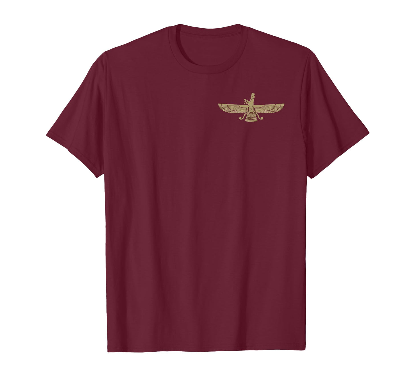 Faravahar Zoroastrianism Persian Discreet Symbol T-Shirt