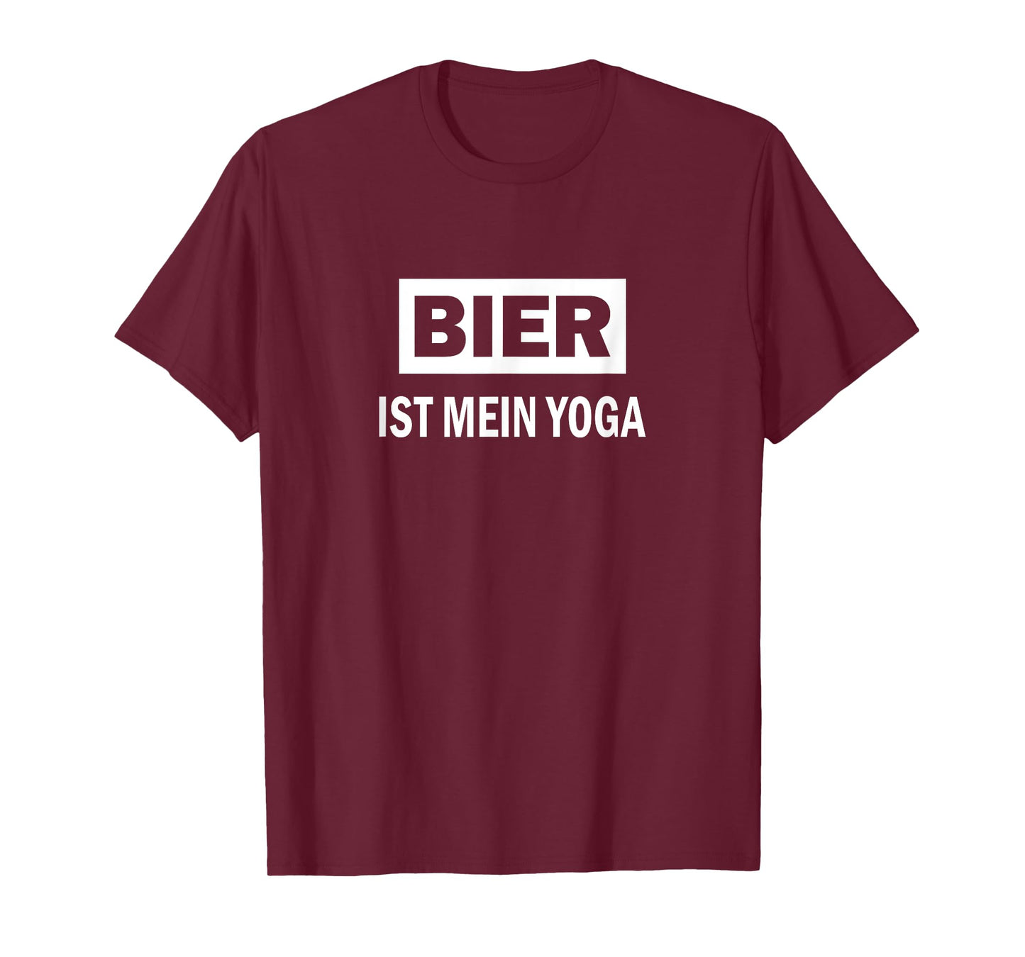 Bier ist mein Yoga Saying Beer T-Shirt T-Shirt