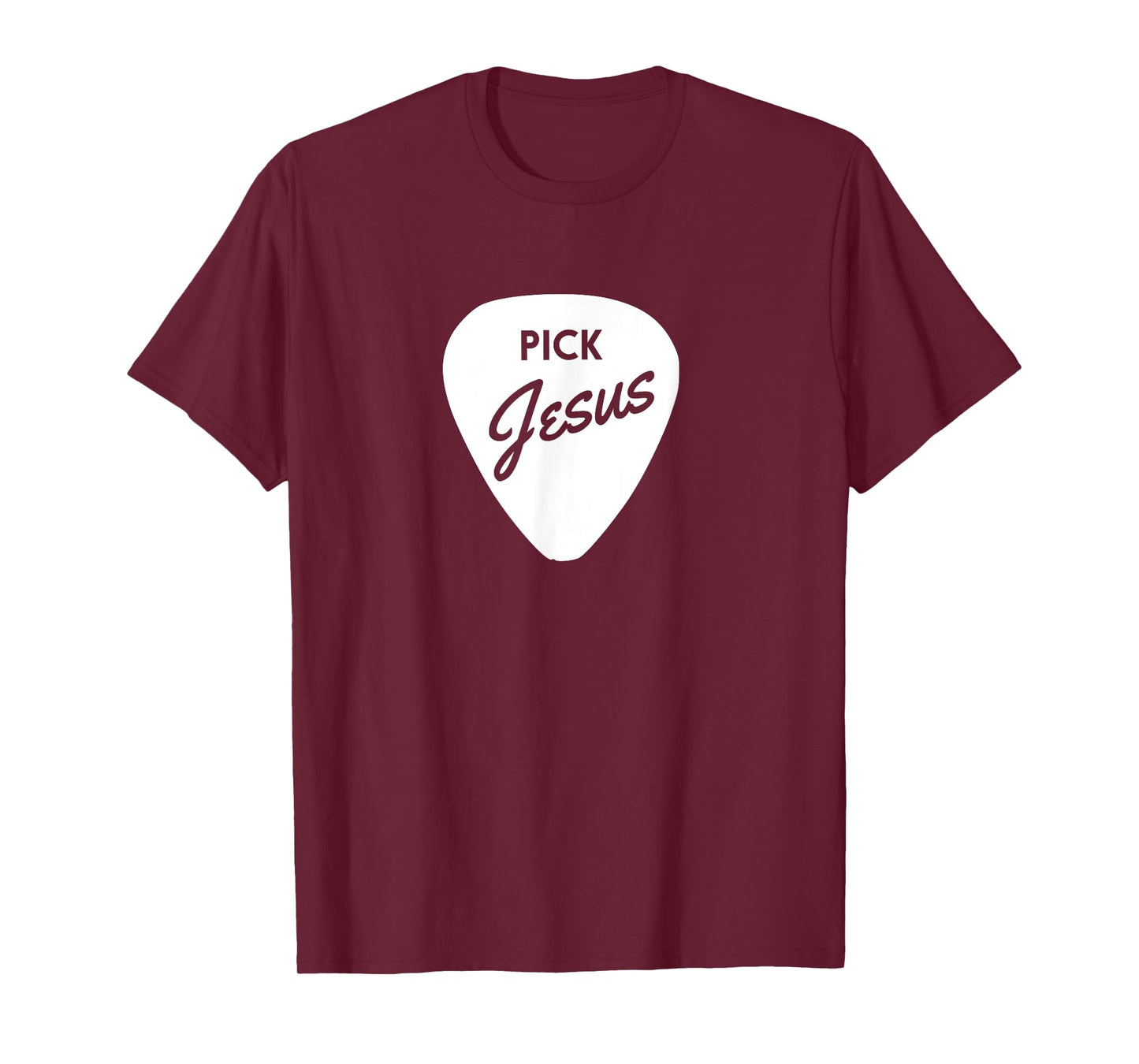 ChristianiTees: Guitar Pick Jesus T-Shirt T-Shirt