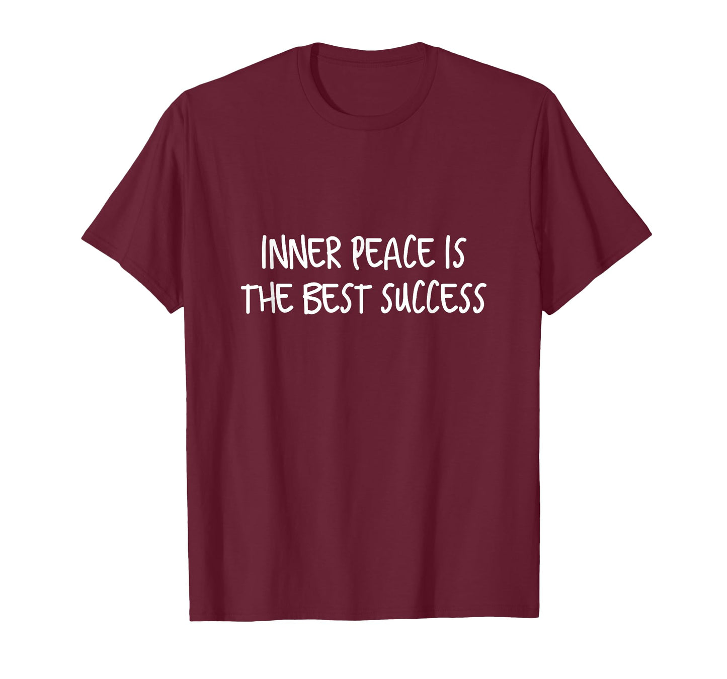 Inspirational Yoga T-Shirt Gift Inner Peace Meditation Tee T-Shirt