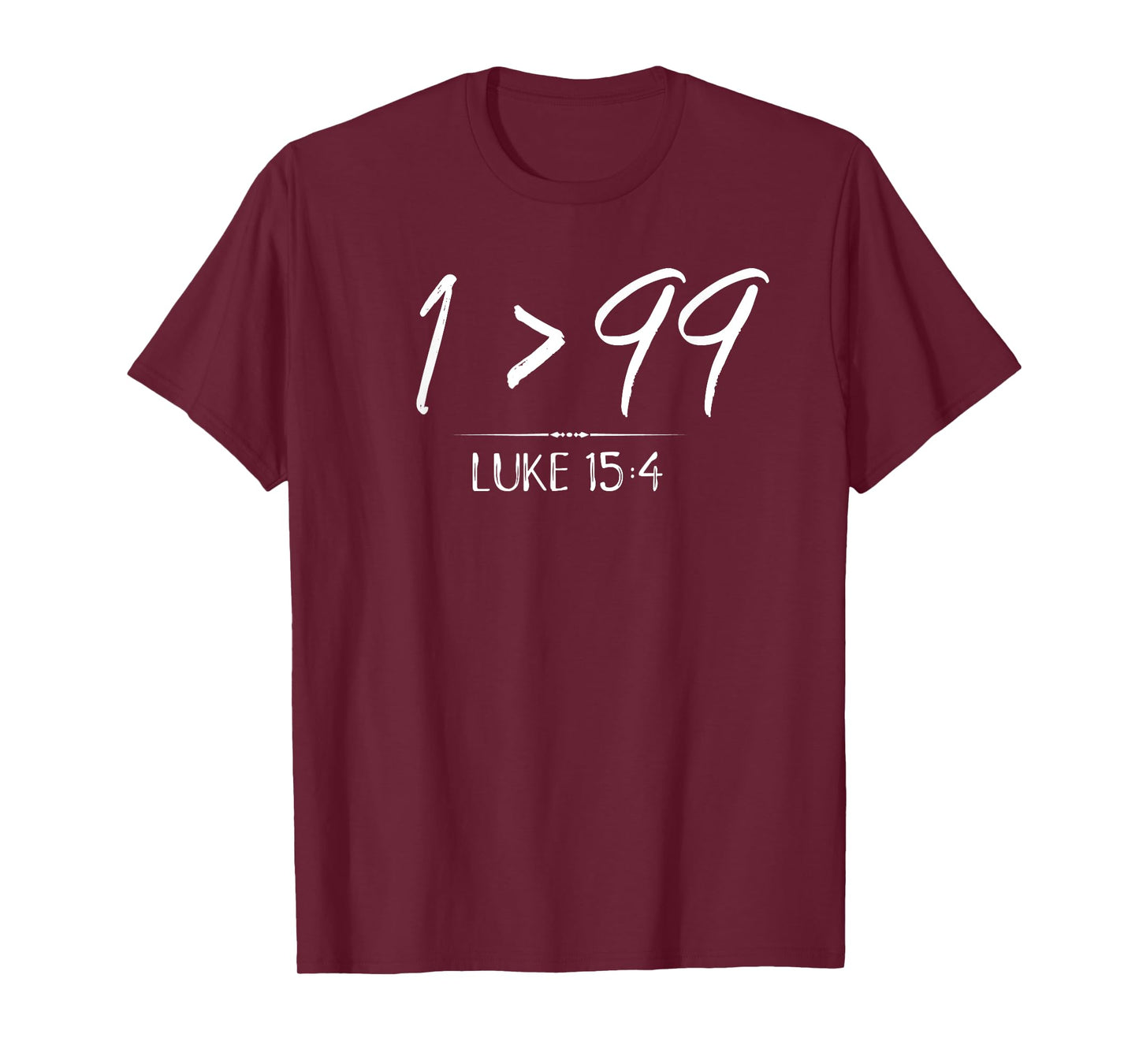 He Left The 99 To Rescue Me Christian Shirt Luke Sheep Gift T-Shirt