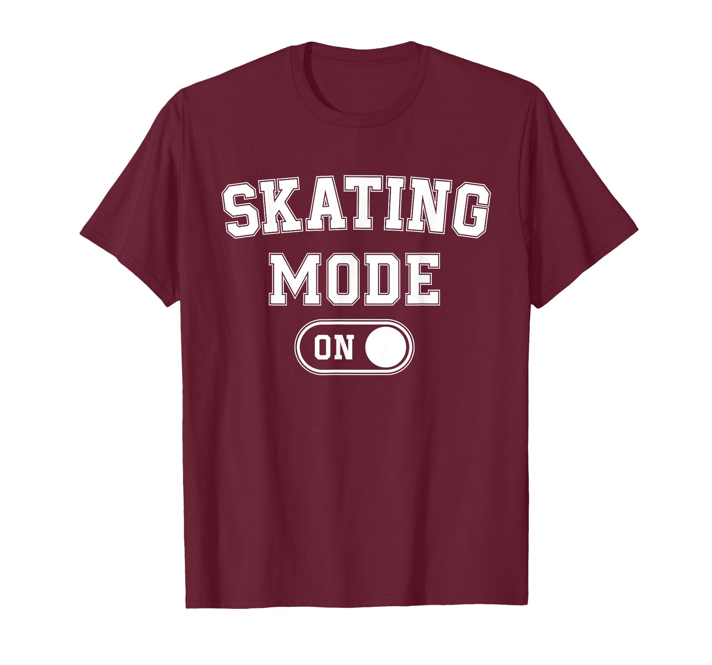 Skating Mode On Funny Skater Gift Roller Trick Master Coach T-Shirt