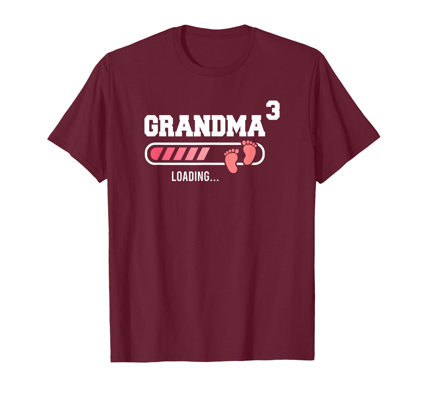 Grandma 3 Third Time Grandma Funny Grandma Of Three T-Shirt