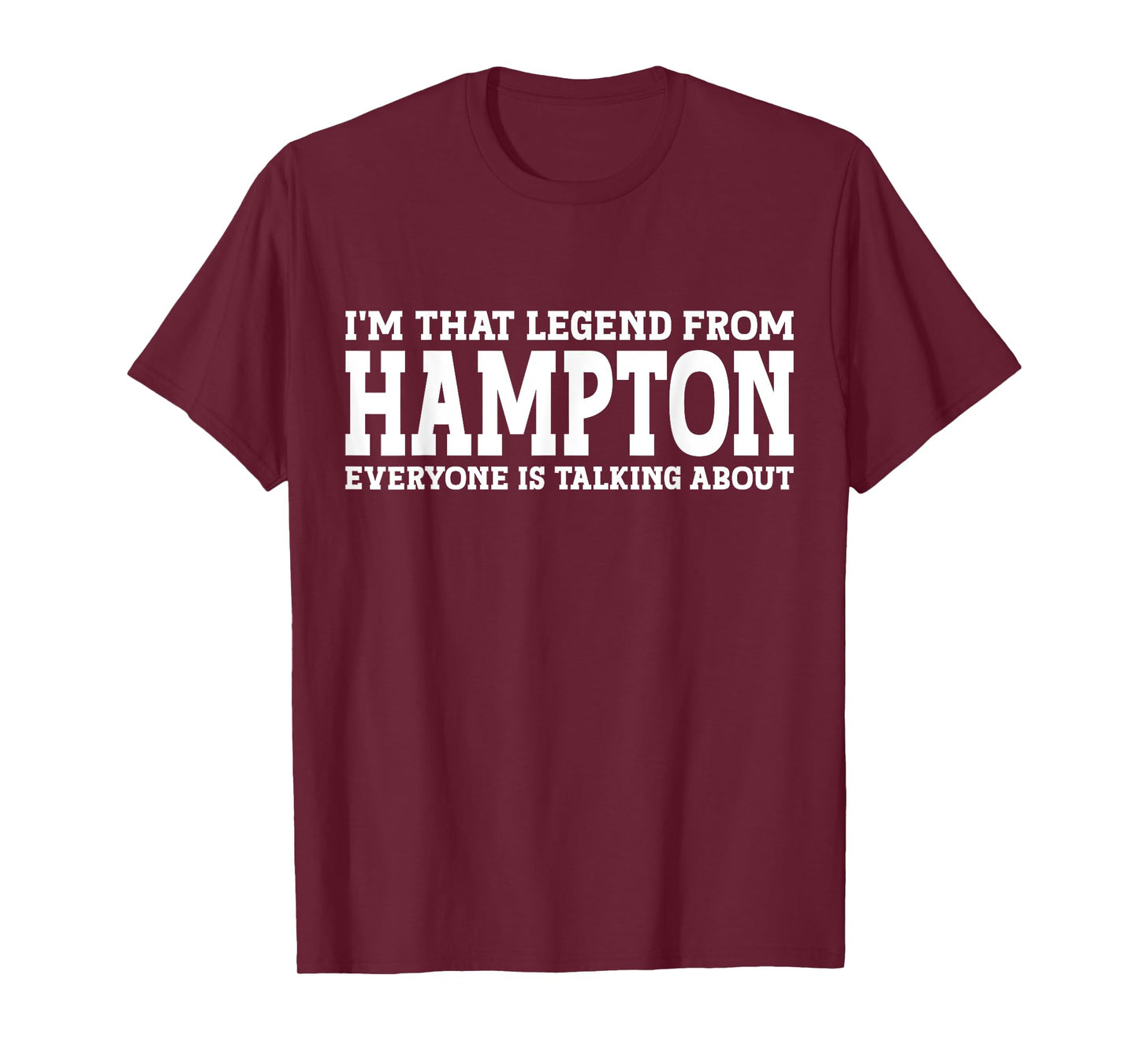 Hampton Hometown VA Virginia Home Roots Funny City Hampton T-Shirt
