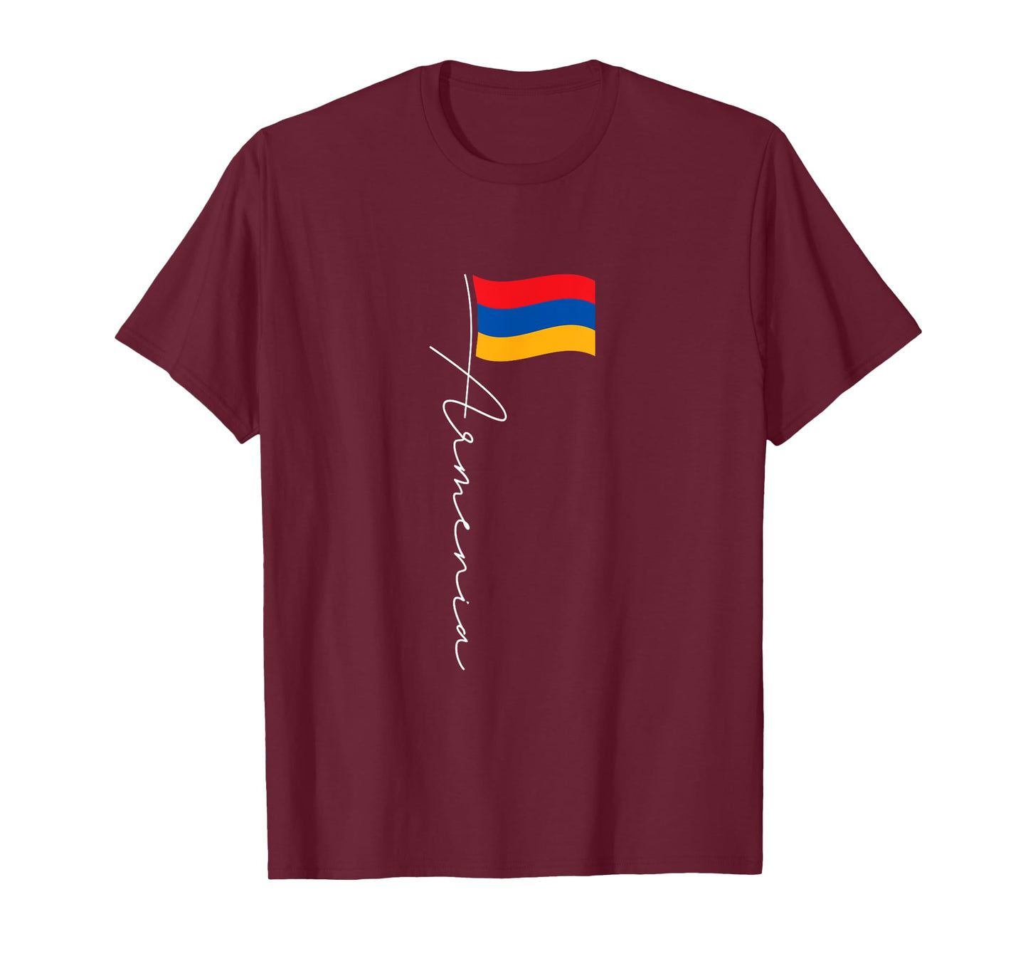 Armenia Signature Flag Pole - Patriotic Armenian Flag T-Shirt
