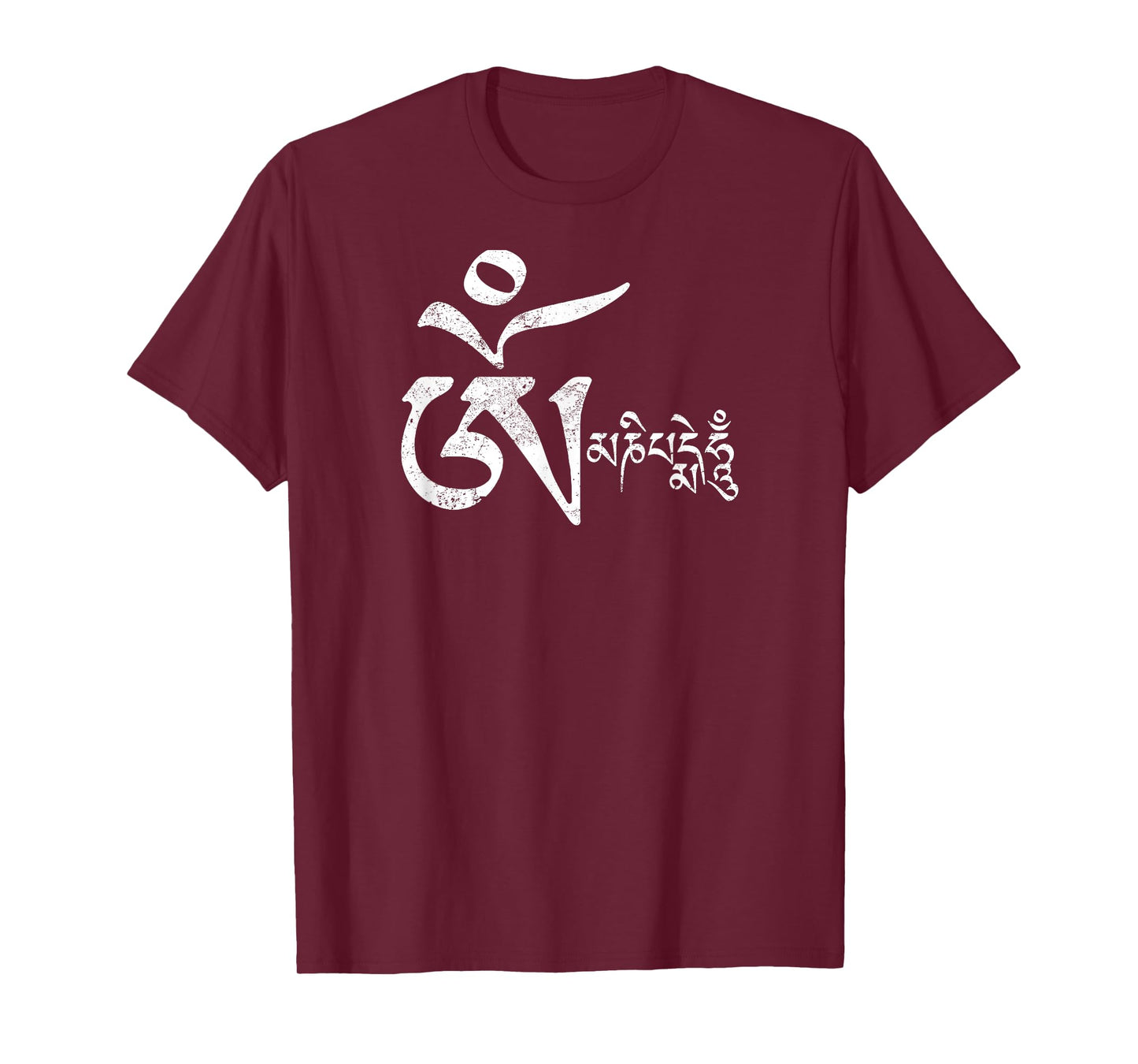 Mantra om mani padme hum yoga Buddhist zen meditation T-Shirt