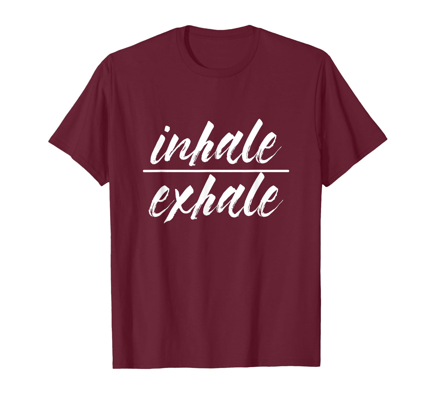 Inhale Exhale Yoga Sports Exercise Health Meditation T-Shirt