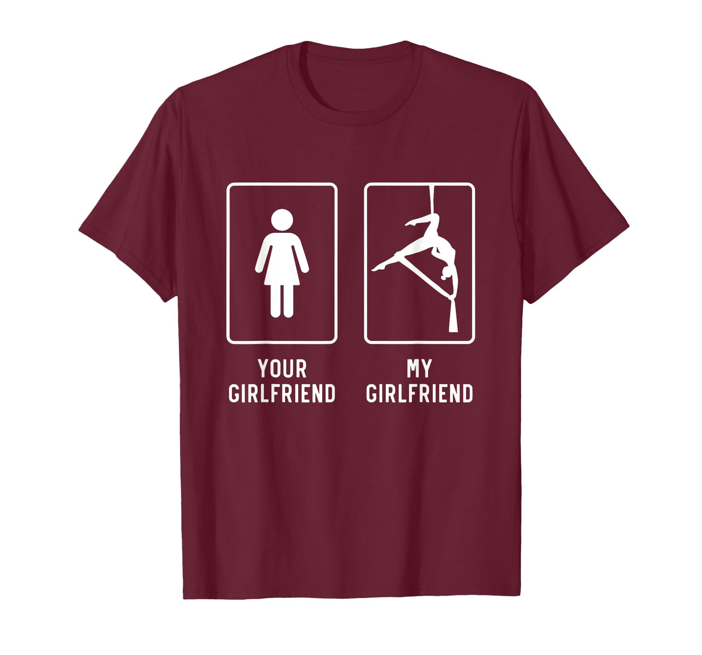 Hammock Silk Girlfriend Funny Aerial Yoga Gifts For BF T-Shirt