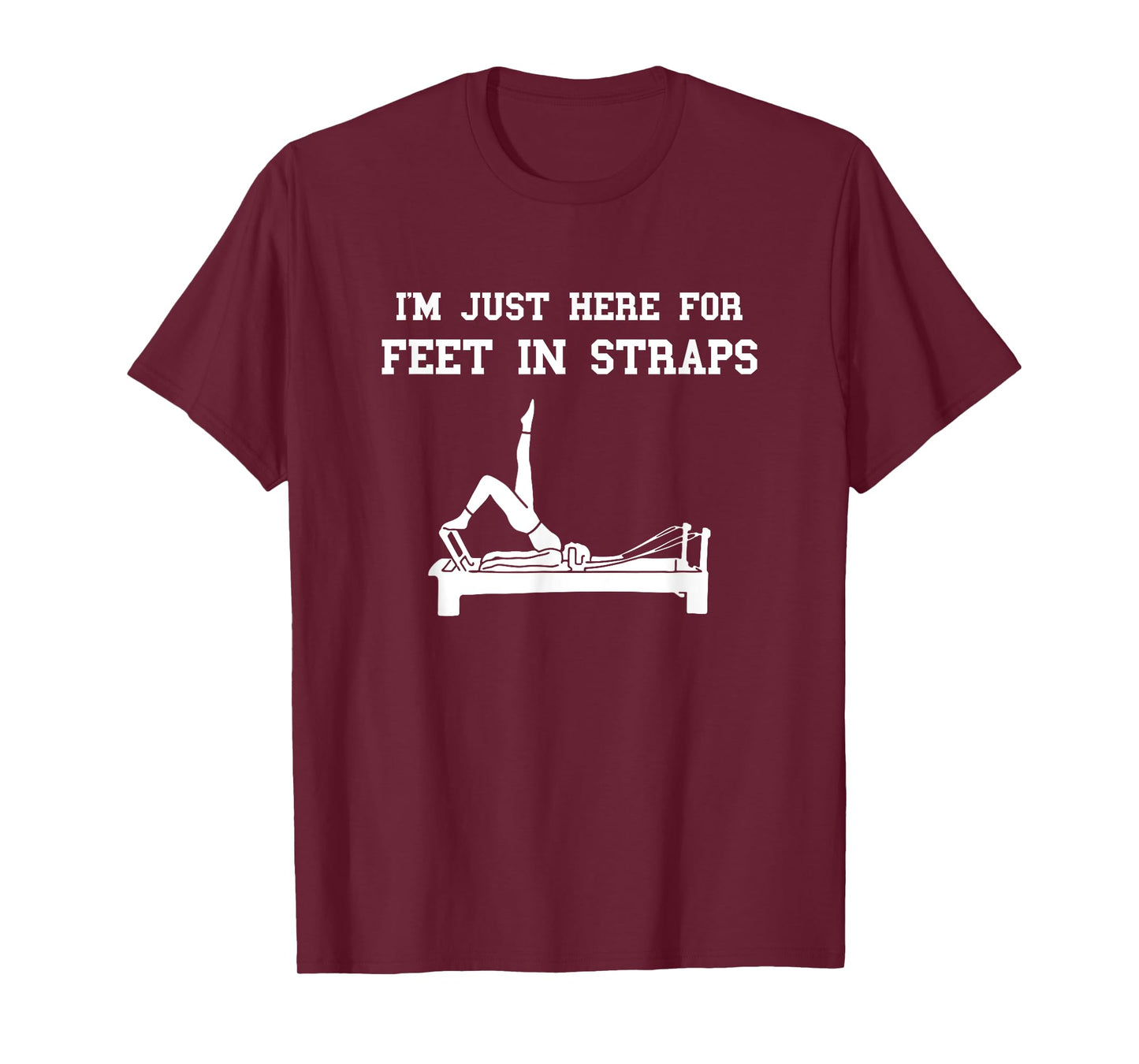 Pilates Workout Feet In Straps Pilates Fitness Instructor T-Shirt