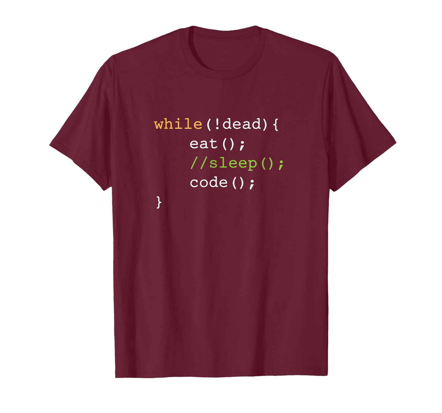 Funny Computer Science Programmer Eat Sleep Code T-Shirt T-Shirt