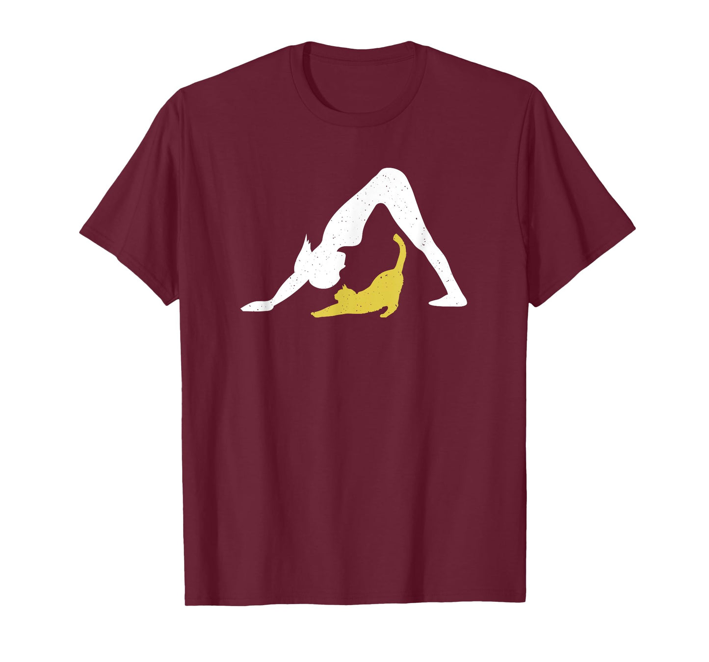 Cat Yoga Downward Dog Pose w Downward Cat T Shirt T-Shirt