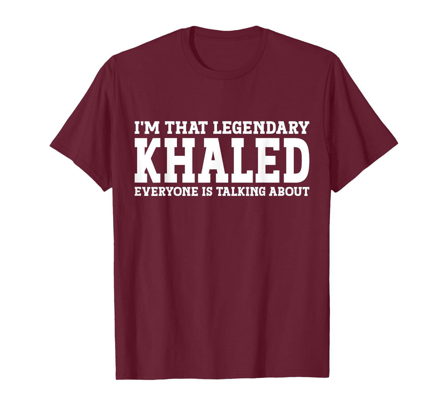 Khaled Personal Name First Name Funny Khaled T-Shirt
