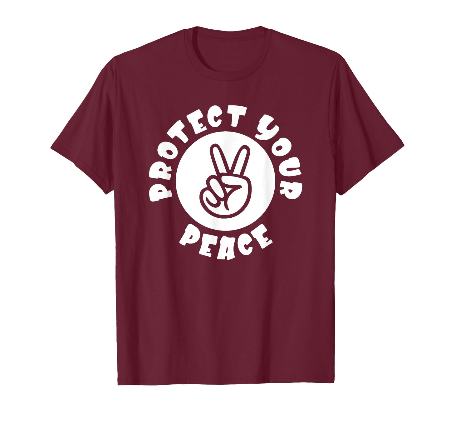 Protect Your Peace Peace Sign Hand T-Shirt
