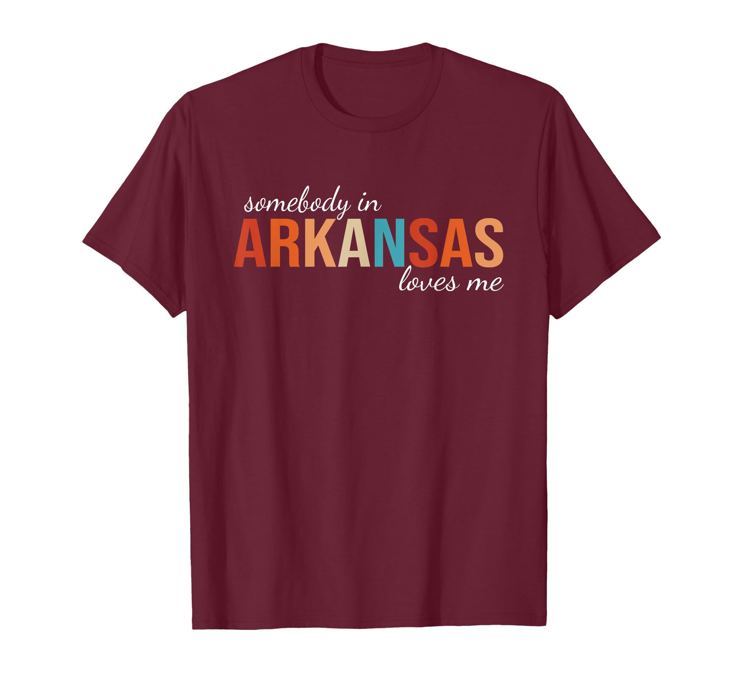 Somebody In Arkansas Loves Retro Me Someone in AR Souvenir T-Shirt
