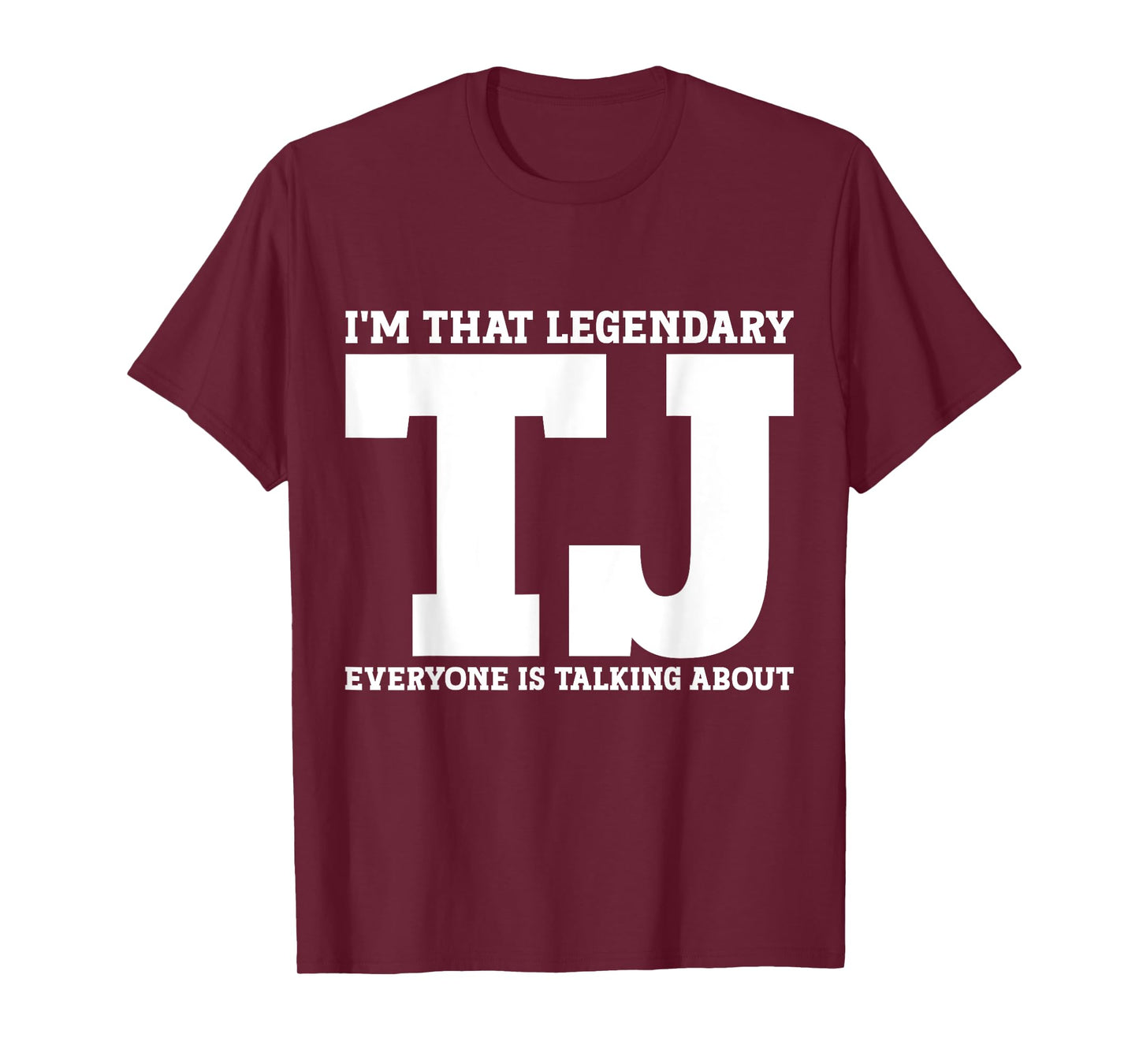 TJ Personal Name First Name Funny TJ T-Shirt