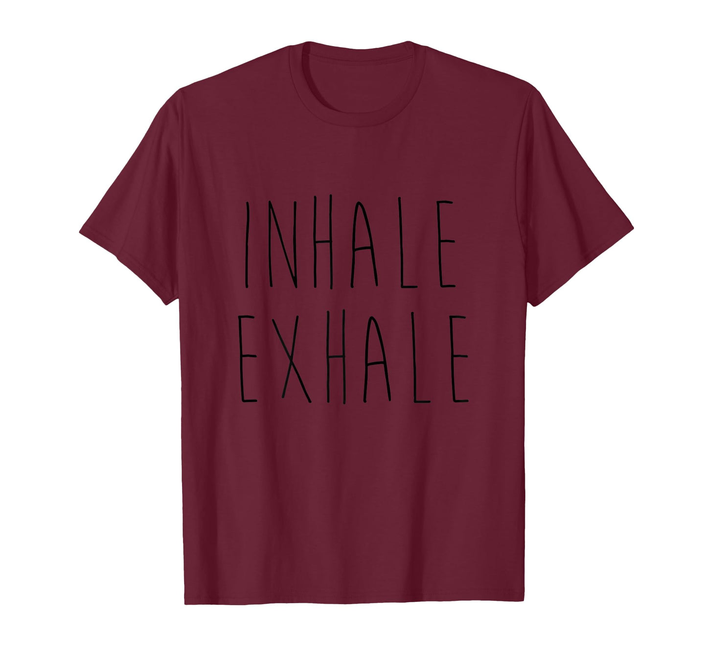 Womens Inhale Exhale Yoga T-Shirt T-Shirt