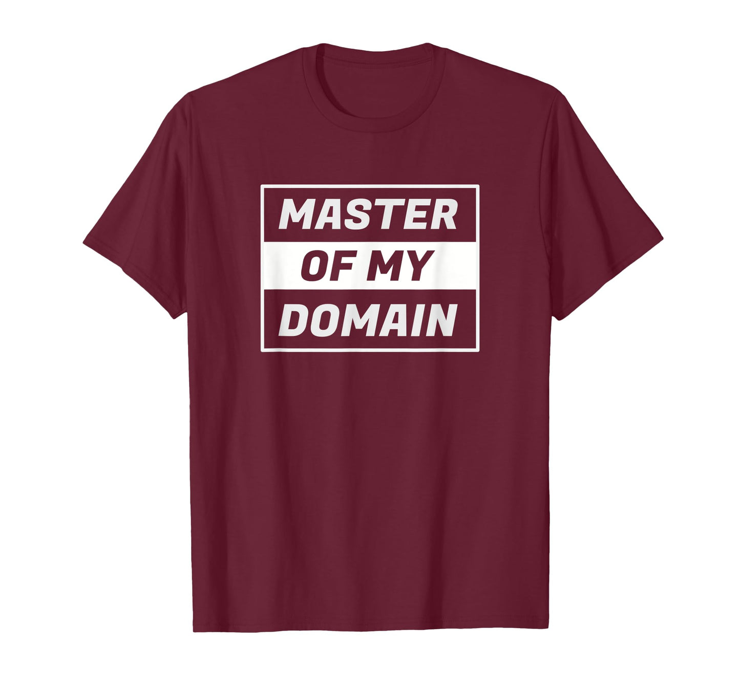 Master of My Domain Vintage Retro Funny TV Line T-Shirt