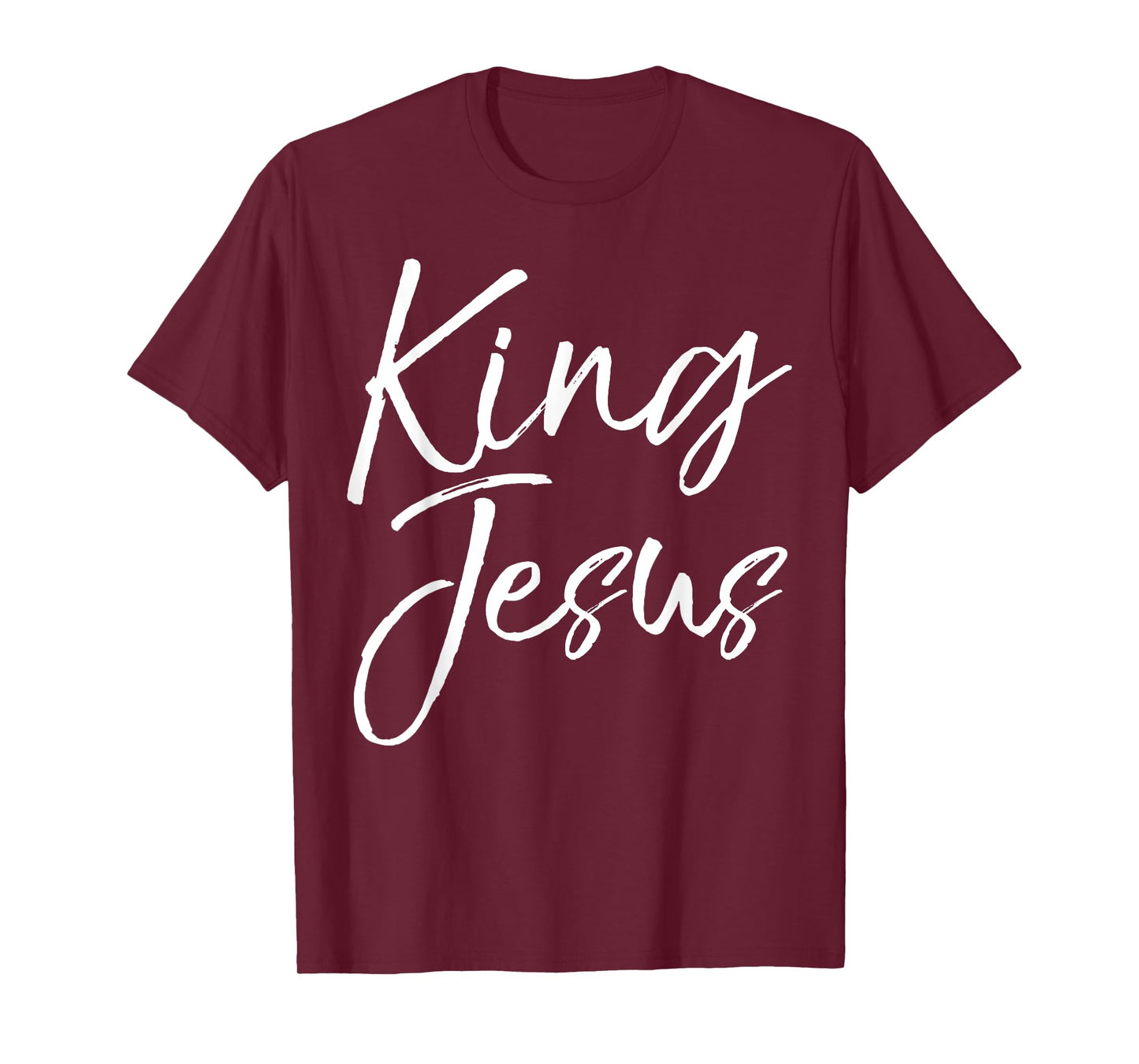 King Jesus Shirt Vintage Bold Cool Christian Royalty Tee