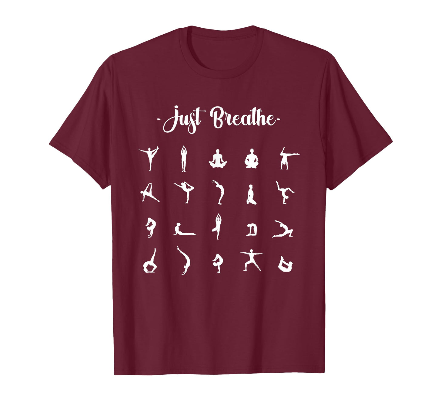 Just Breathe Yoga Meditation Gift T-Shirt