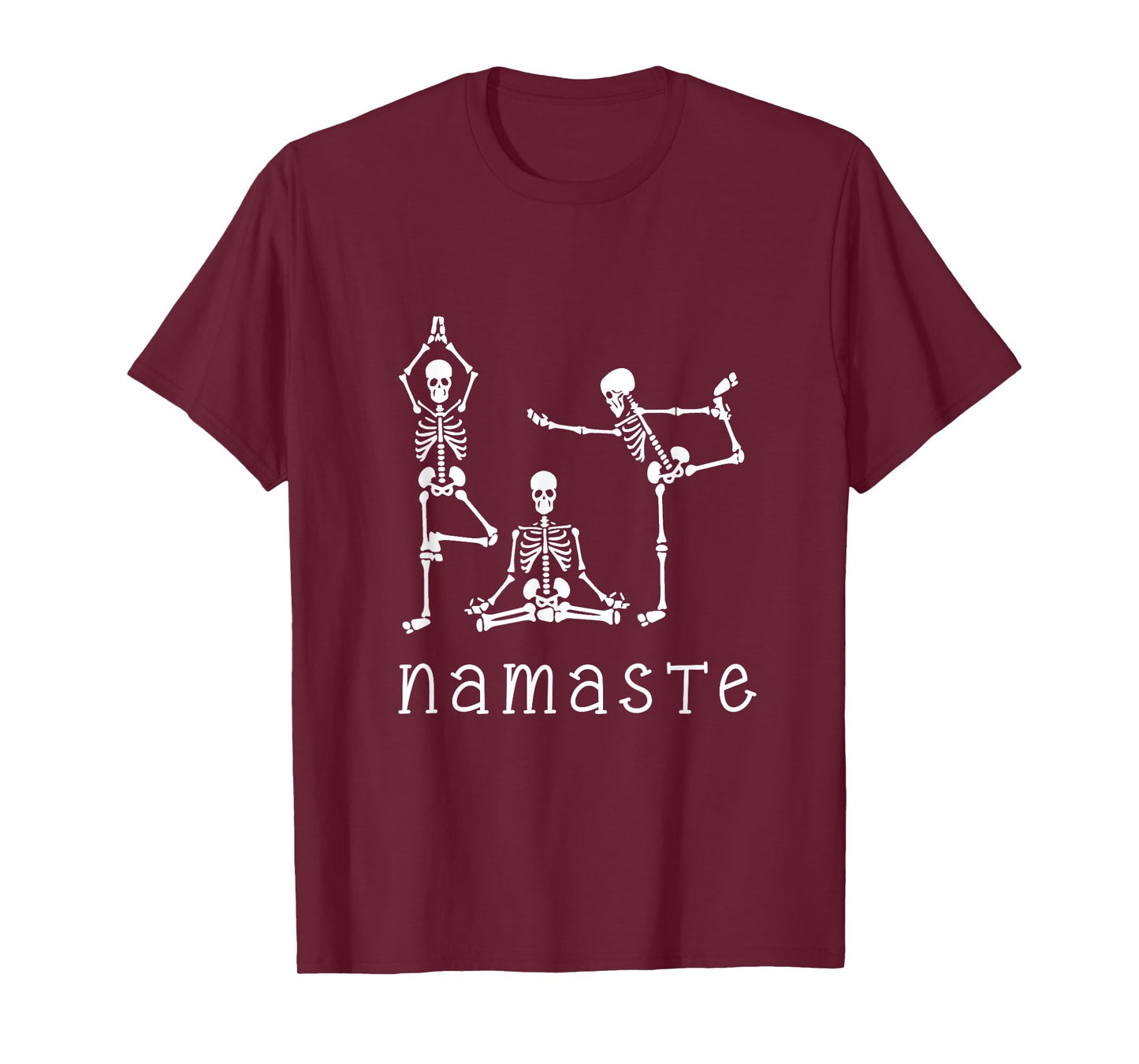 Namaste Skeletons Yoga Lover Gift for Yogi Workout Women T-Shirt