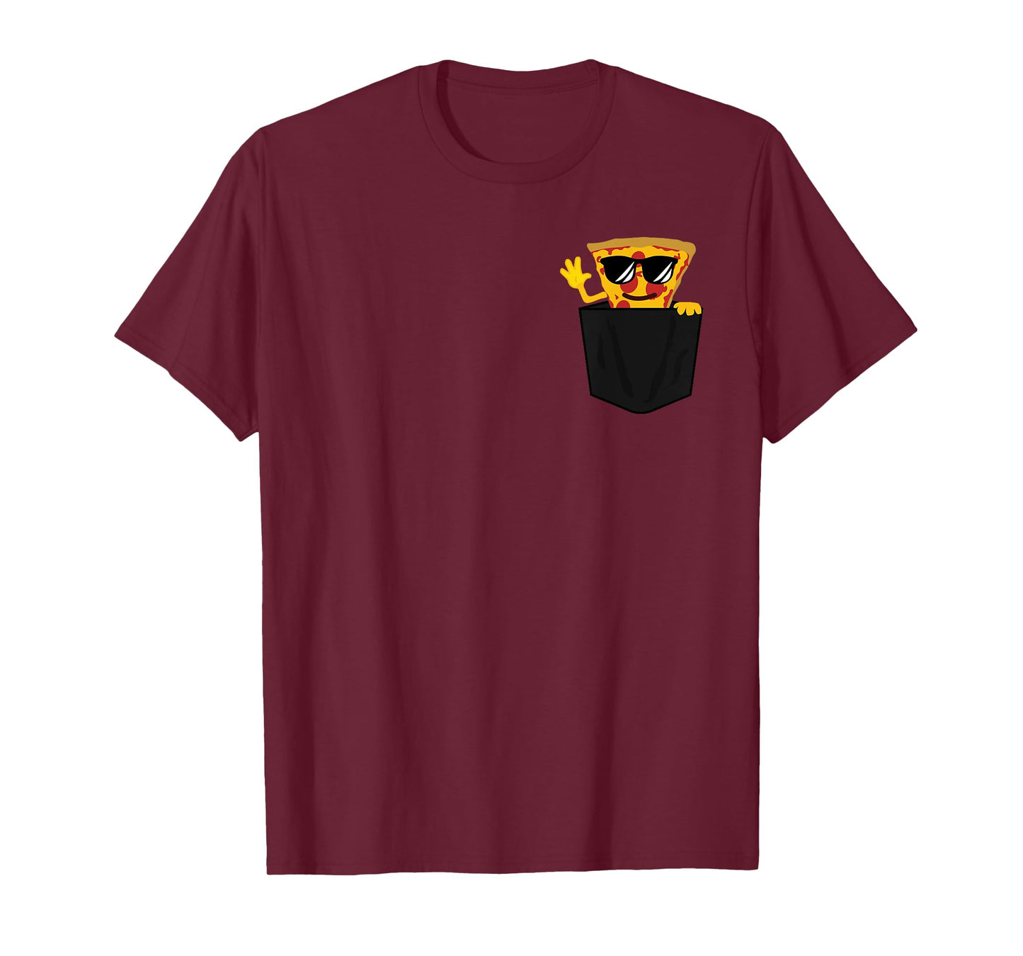Funny Pizza Art For Men Women Foodie Pepperoni Pizza Lover T-Shirt