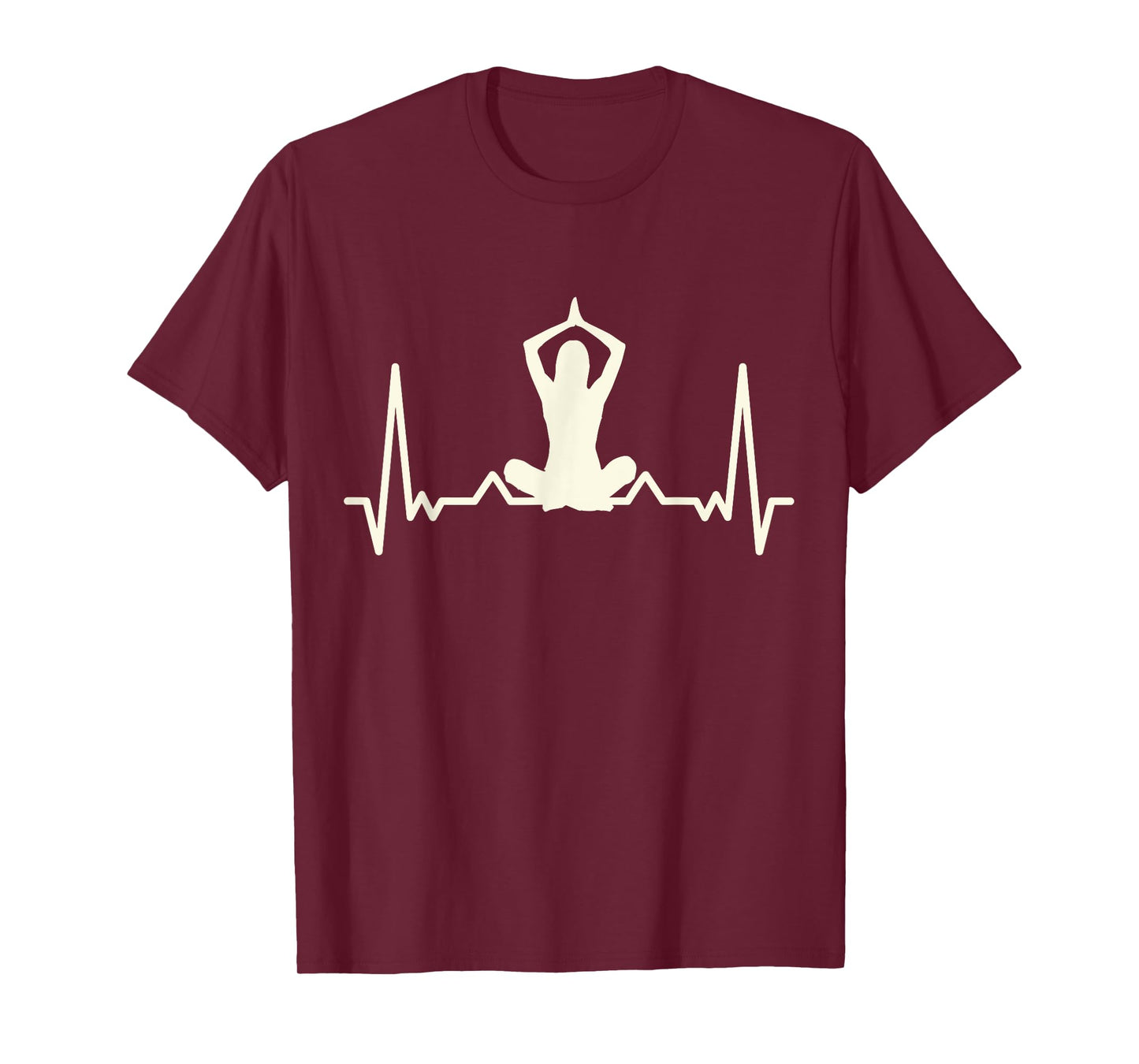 Yogi - I Love Yoga Heartbeat - Yoga T-Shirt