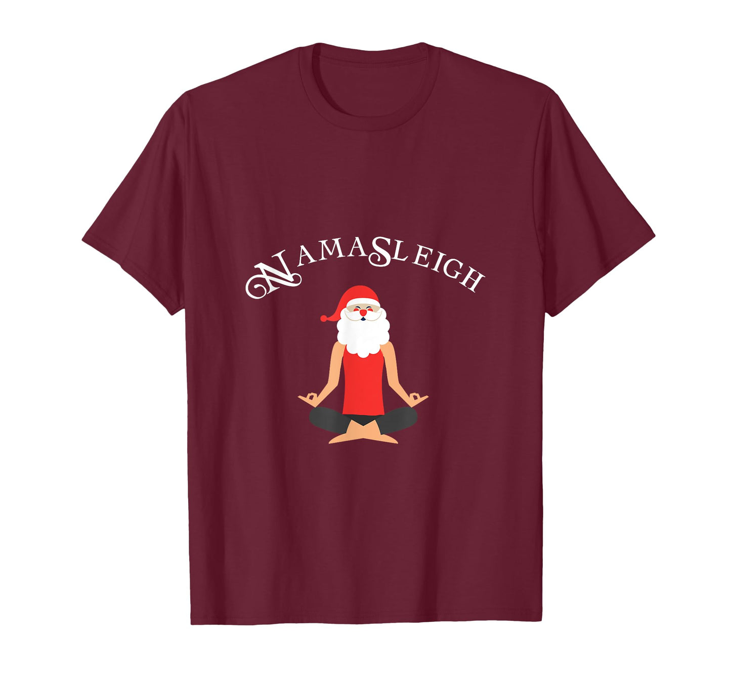 Funny Namasleigh Christmas Shirt | Yoga Xmas Gift T-Shirt T-Shirt
