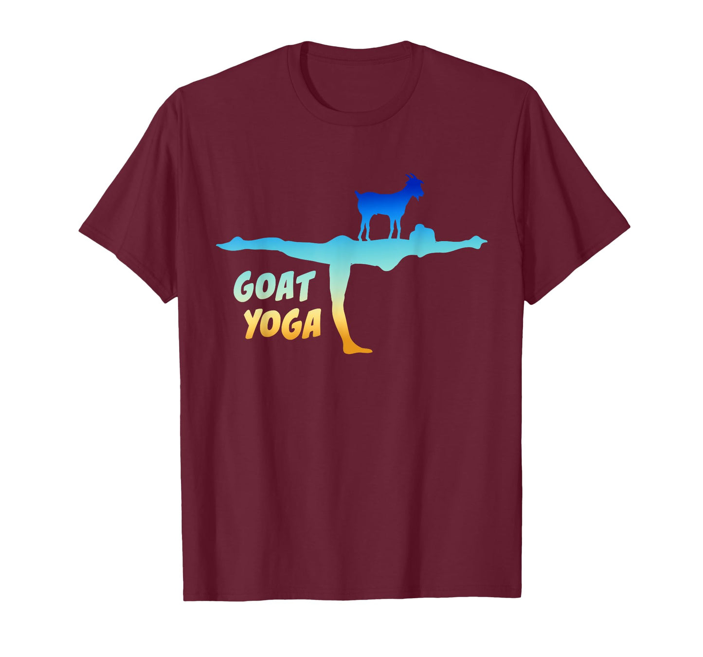 Yoga is Better with Goats Virabhadrasana Pose a Goat Yoga T-Shirt