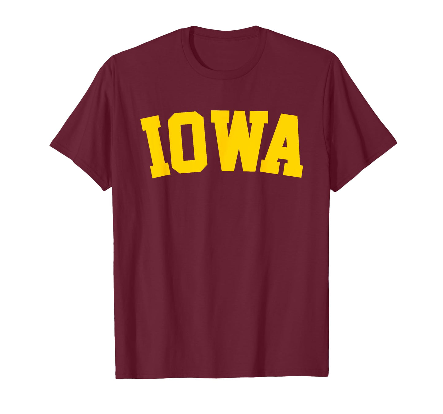 Retro Iowa Tee Vintage Iowa Gold Iowa Throwback Souvenir Tee T-Shirt