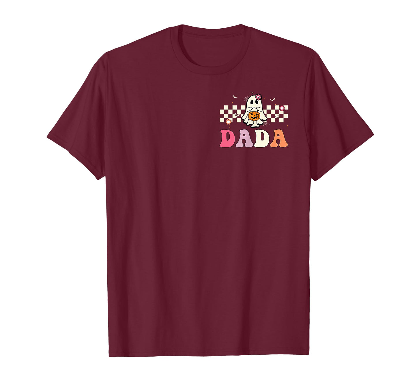 Dada Ghost Boo One Spooky Dad First Halloween Birthday Boy T-Shirt