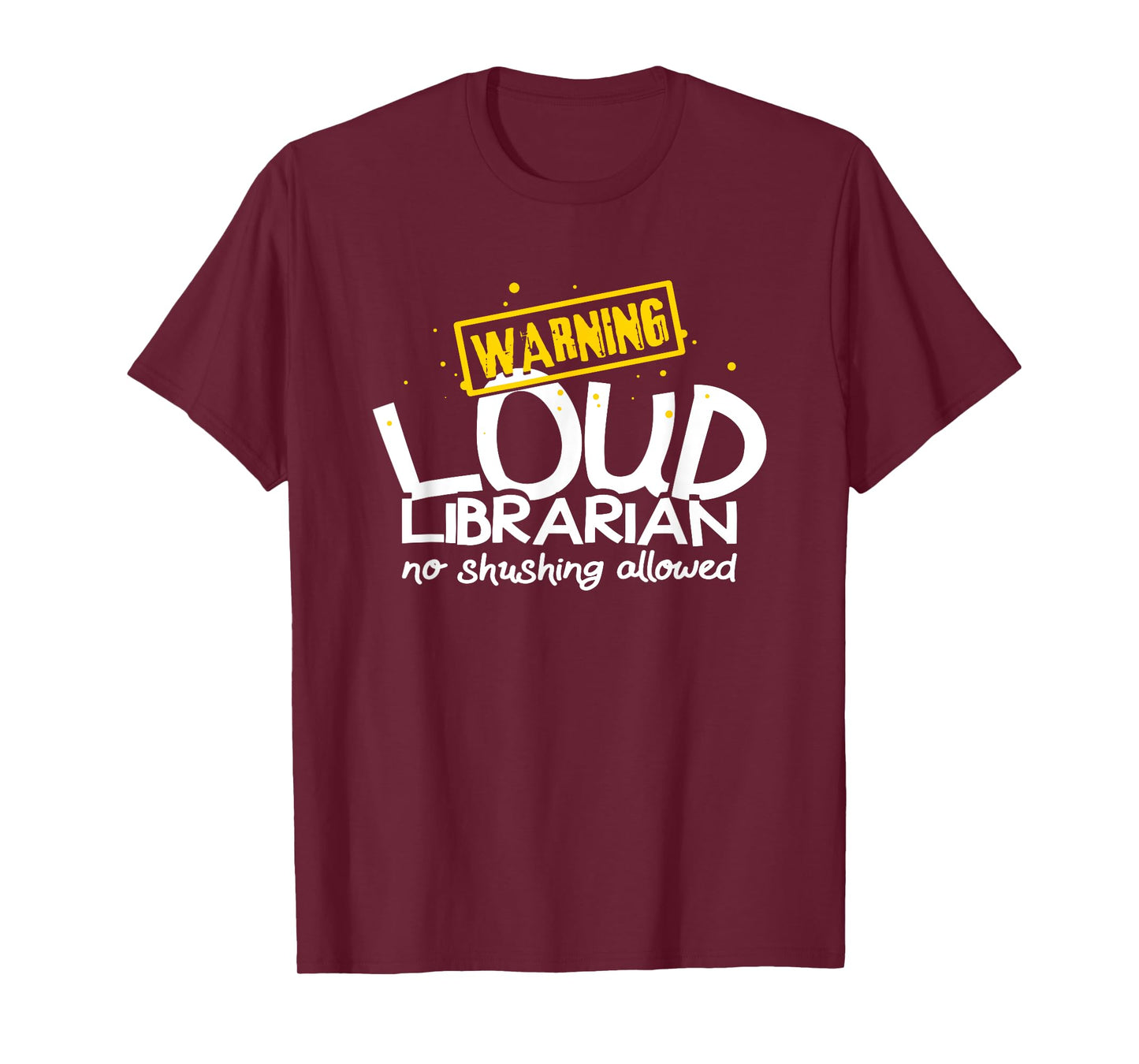 Warning Loud Librarian Library Bookkeeper Book reading T-Shirt