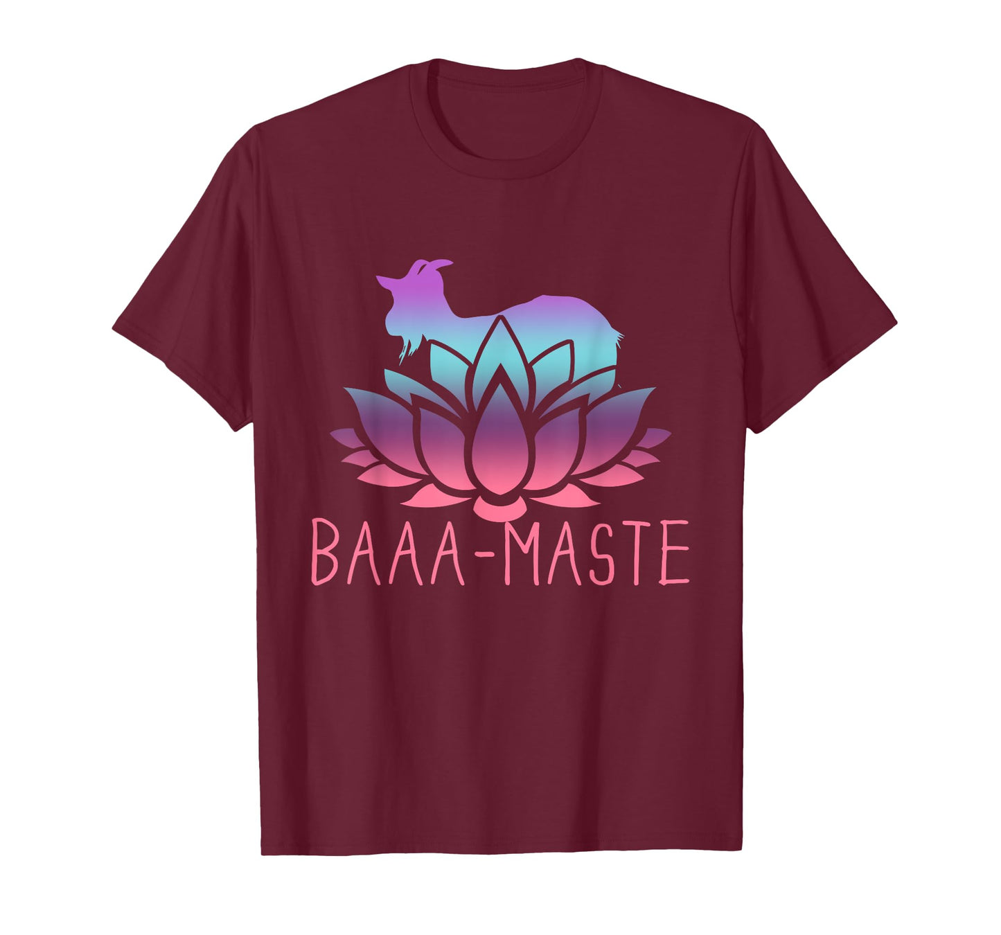Baaa-maste Goat Yoga Namaste Spiritual Meditation Om Nayah T-Shirt