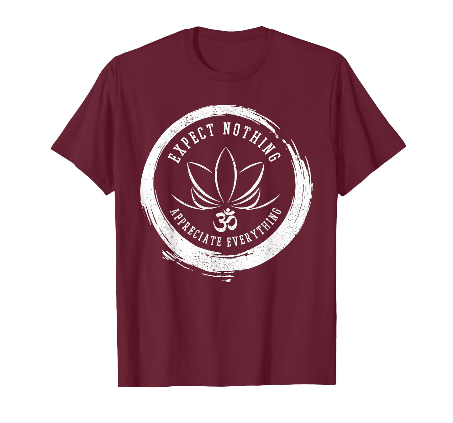 Buddhism Saying Lotus Flower Om Symbol Yoga Gift T-Shirt