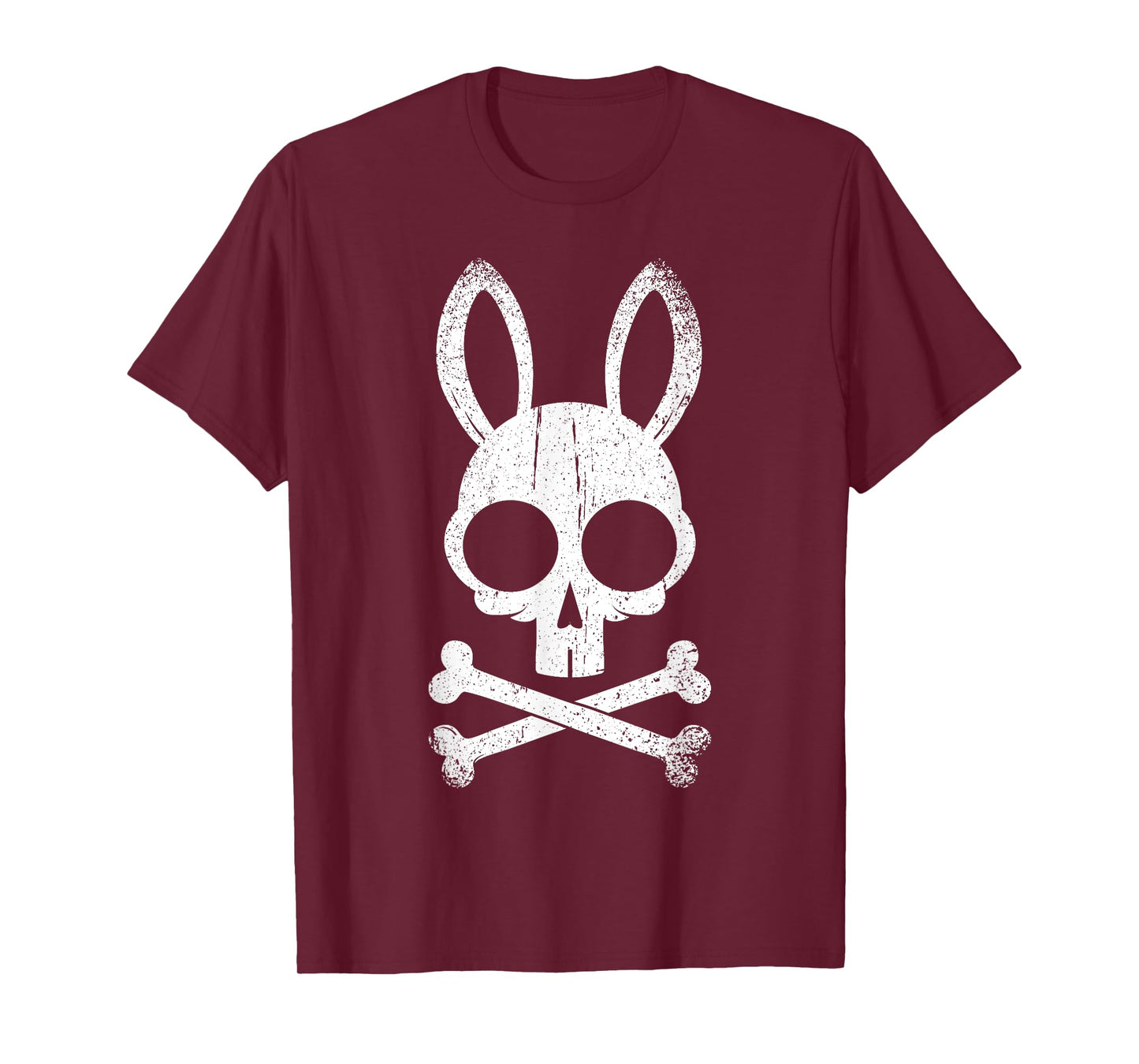 Jolly Roger Funny Bunny Skull Crossbones Egg Hunt Easter Day T-Shirt