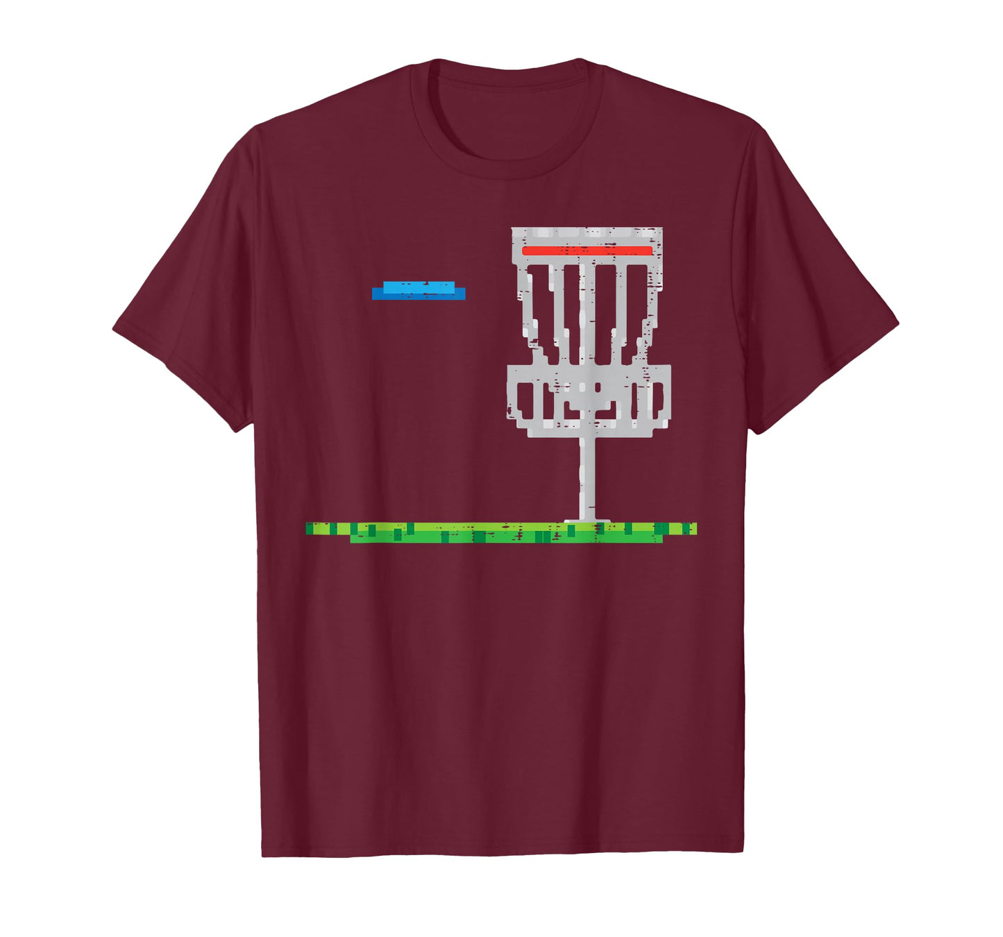 Pixel Disc Golf Frisbee Golfer Frolf Men Boys Kids Women T-Shirt