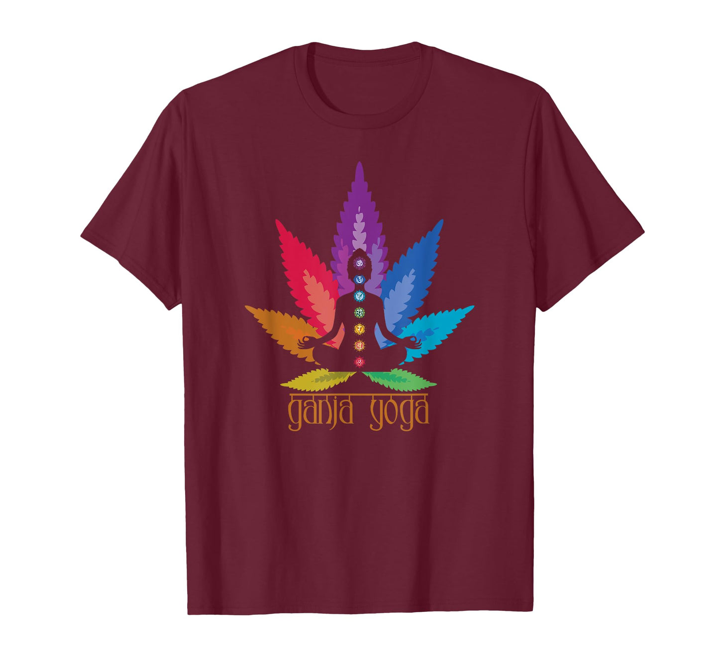 Seven Chakras Ganja Yoga T-Shirt