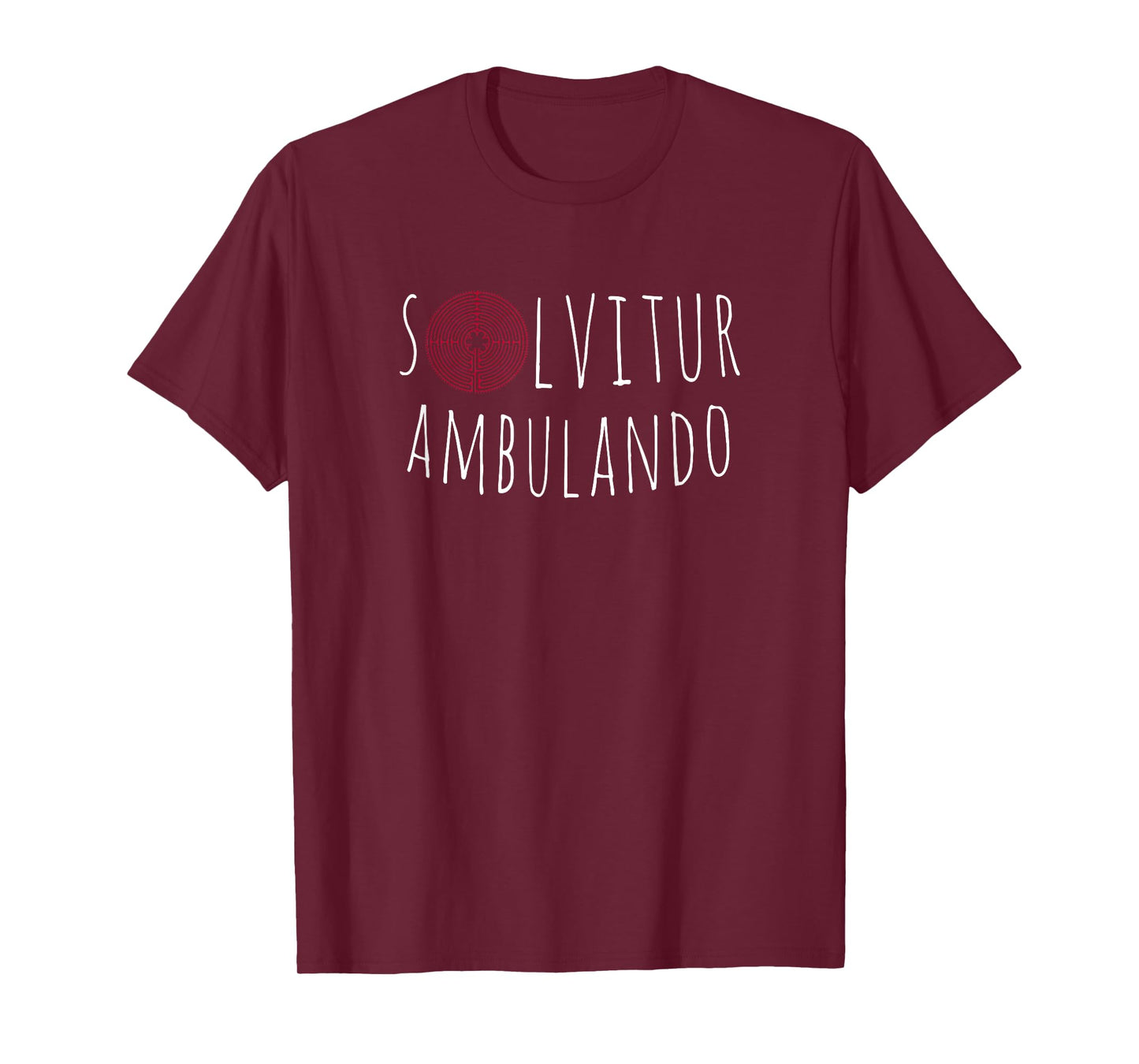 Solvitur Ambulando Labyrinth Walking T-shirt
