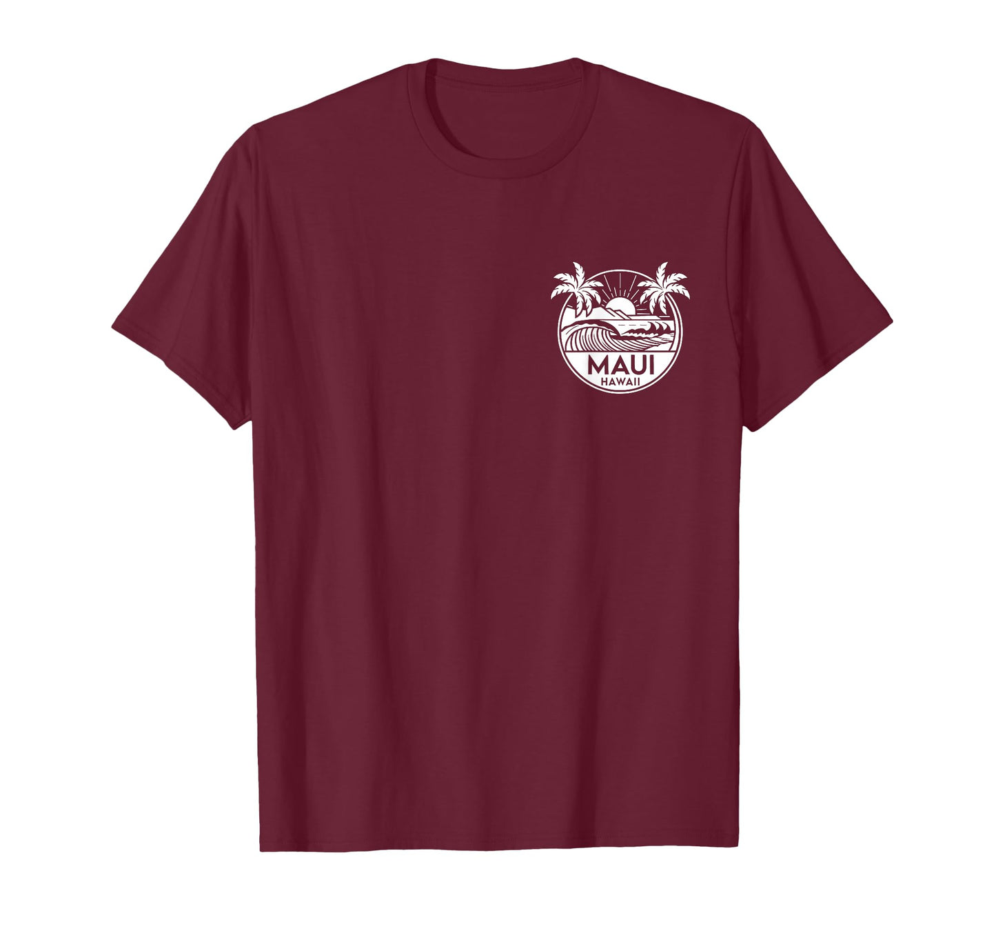 Maui Hawaii Front and Back Beach Surf T-Shirt