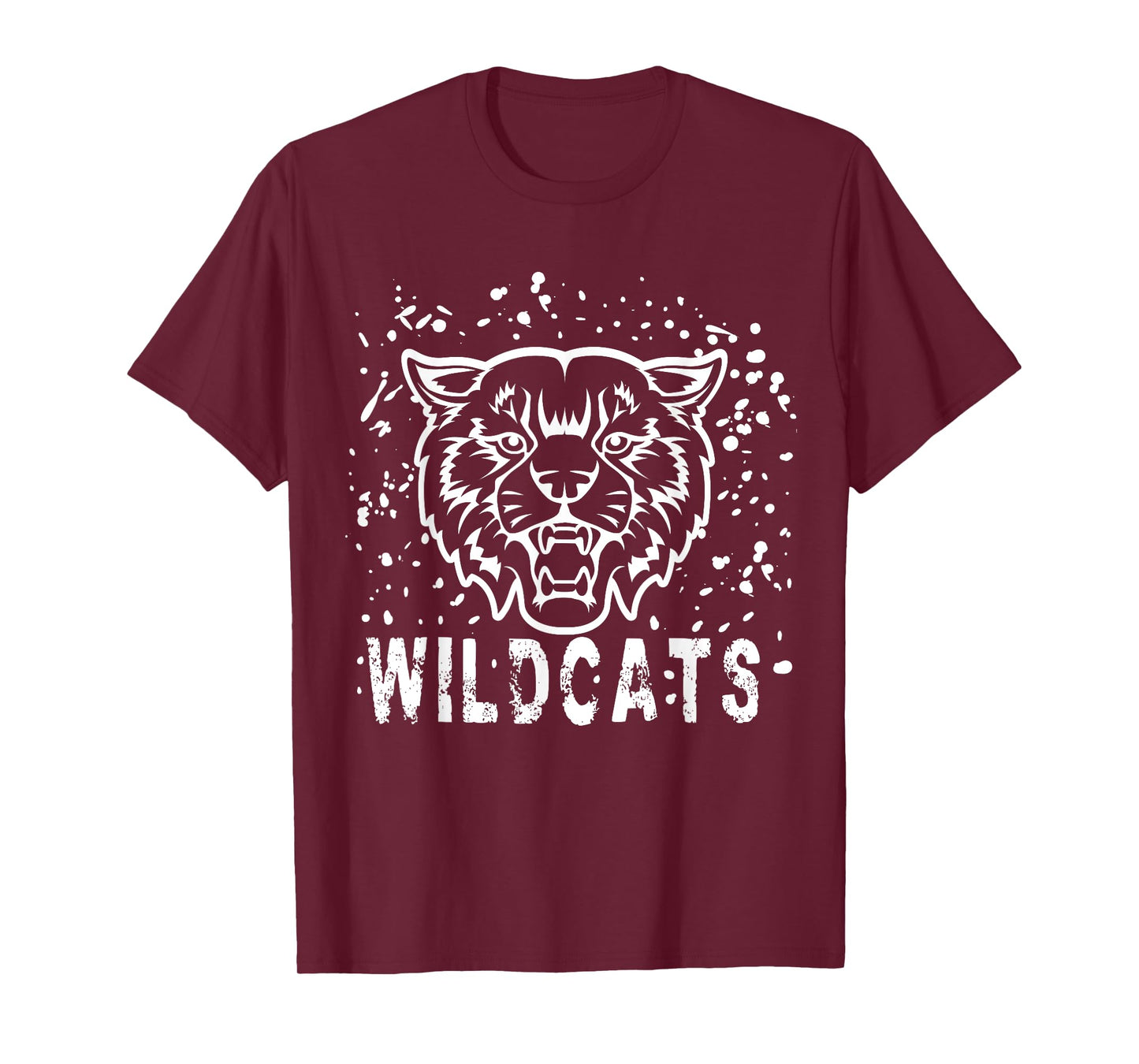 Wildcats Mascot School Sports Fan Team Spirit T-Shirt