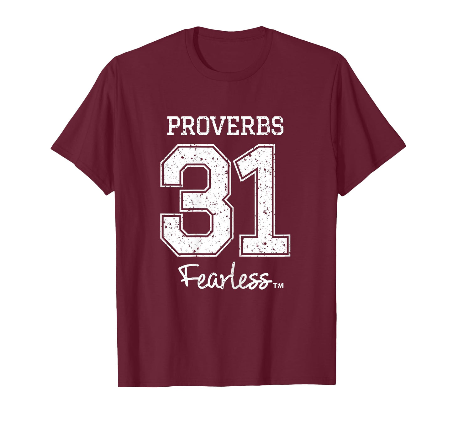 Women's Proverbs 31 Fearless - Jesus Surfed Christian TShirt T-Shirt