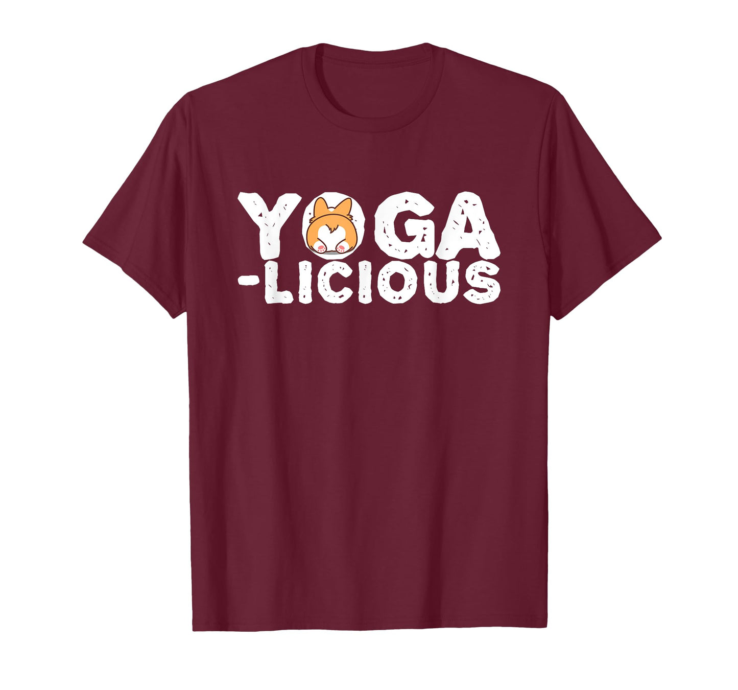 Yogalicious T-Shirt- Fun Cute Yoga Meditation Stretching Tee T-Shirt