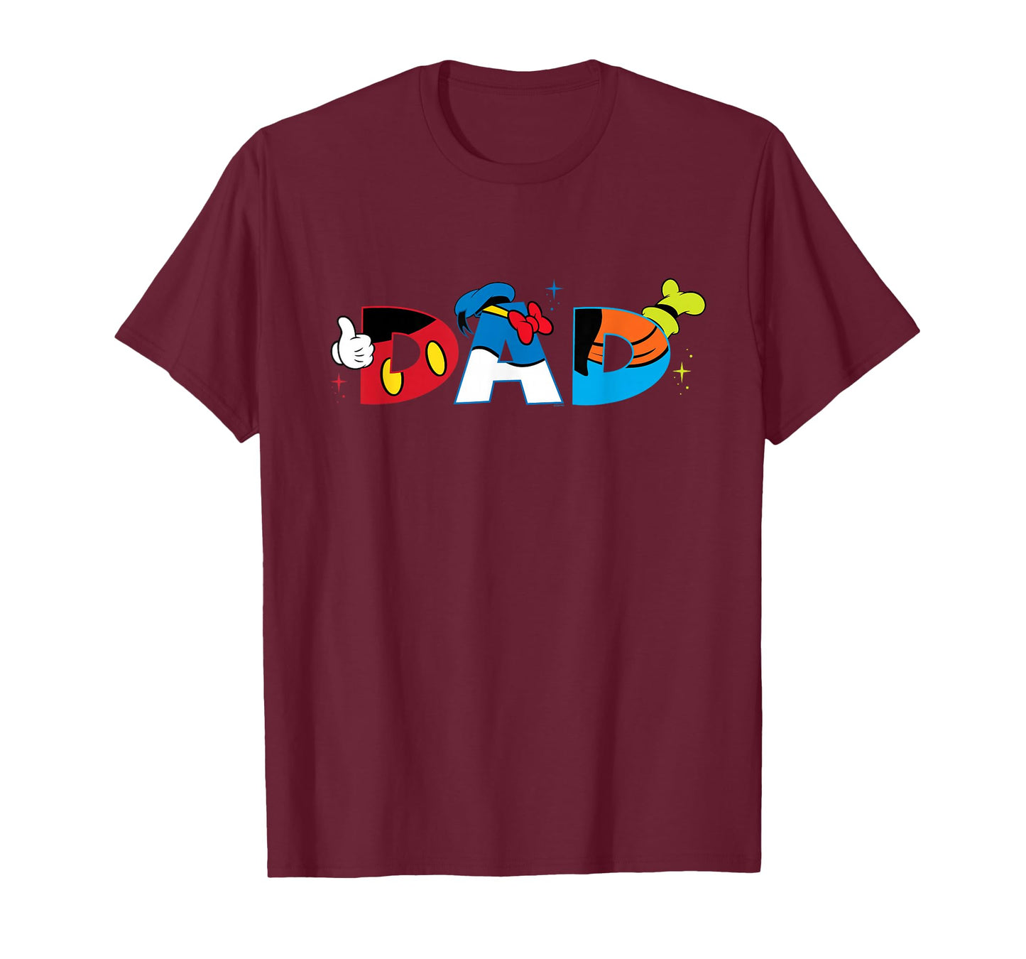 Disney Mickey Mouse and Friends Dad Father’s Day Birthday T-Shirt
