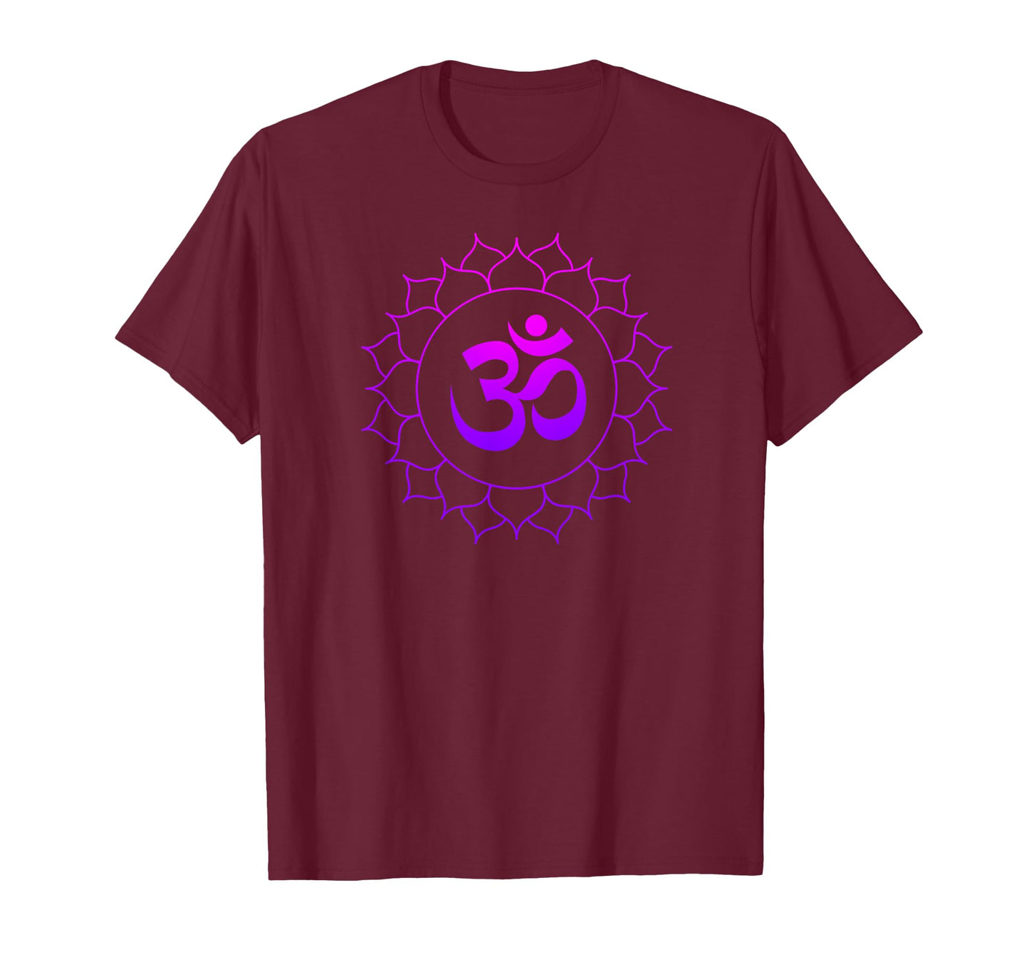 Graphic Om Lotus T-Shirt Gift Ohm Yoga Spiritual Tee T-Shirt