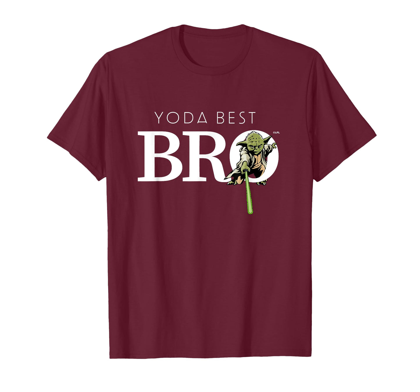 Star Wars Yoda Best Bro Lightsaber Gift for Brother T-Shirt